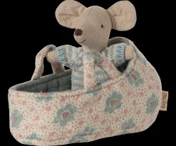 Baby Mouse in Carry Cot (Blue)