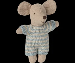 Baby Mouse in Carry Cot (Blue)