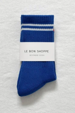 Boyfriend Socks (Cobalt)