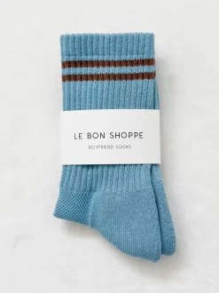 Boyfriend Socks (Powder Blue)