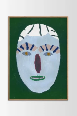 Bright Hair Portrait Poster