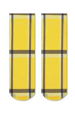 Cher Nylon Ankle Socks (Yellow)