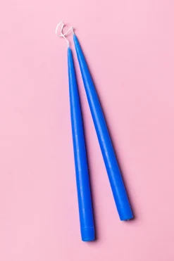 Classic Taper Candles (Mediterranean Blue)