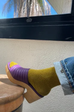 Cloud Socks (Green Olive)