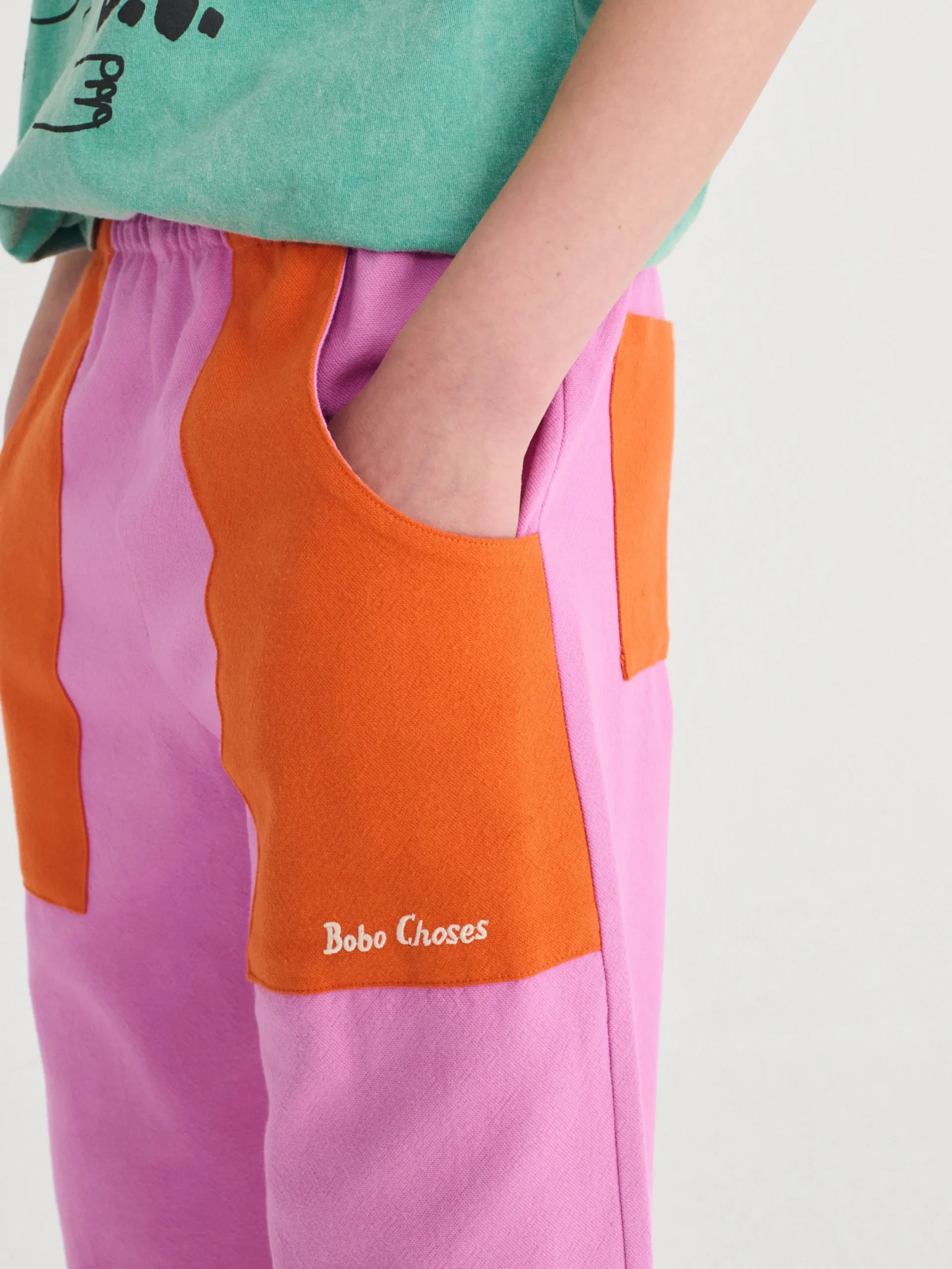 Color Block Woven Pants (Kids)