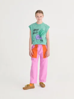 Color Block Woven Pants (Kids)