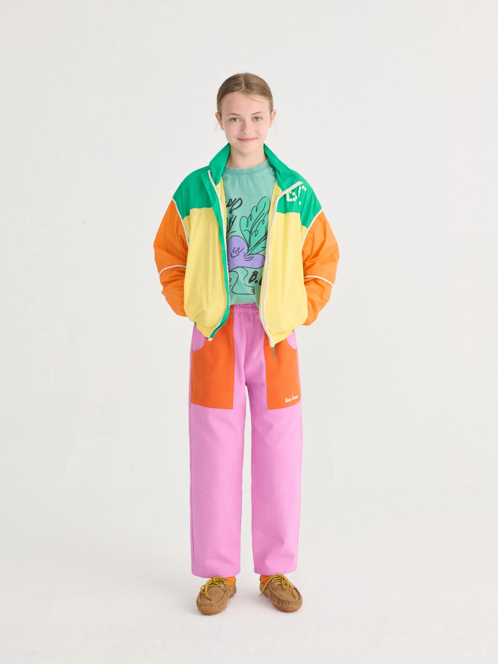 Color Block Woven Pants (Kids)