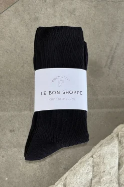 Crisp Step Socks (Black)