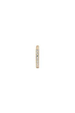 CZ Pave Huggies (Solid Gold)