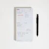 Daily Task Notepad Planner - White/Grey