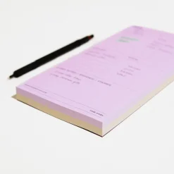 Daily Task Notepad Planner - Pink & Yellow