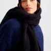 Donna Mohair Scarf (Black)