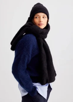 Donna Mohair Scarf (Black)