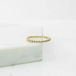 Droplet Stack Ring (Gold)
