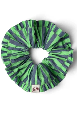 Frill Edge Scrunchie (Navy Pop)