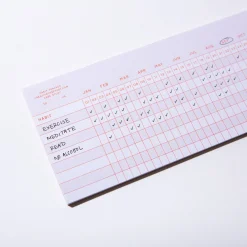 Habit Tracker Notepad – Daily & Monthly Grid Habit Tracker