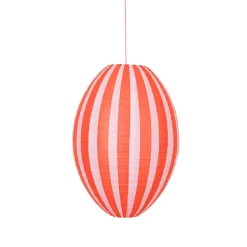 Hanging Paper Stripy Lantern Decoration x 3