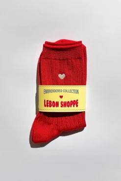 Heart Her Socks (Classic Red)