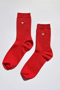 Heart Her Socks (Classic Red)