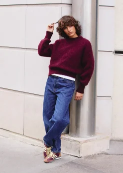 Jane Mohair Sweater (Aubergine)