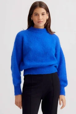 Jane Mohair Sweater (Electric Blue)
