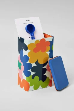 Kitchen Storage Tin (Abstract Flowers)
