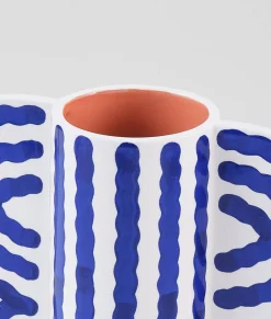 Large Butterfly Vase (Blue)