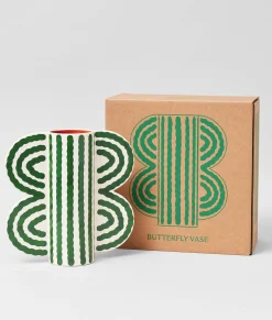 Large Butterfly Vase (Green)