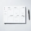 Large Weekly Desk Planner Notepad