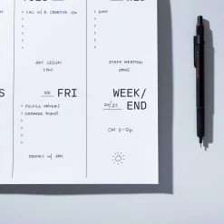 Large Weekly Desk Planner Notepad