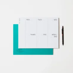 Large Weekly Desk Planner Notepad