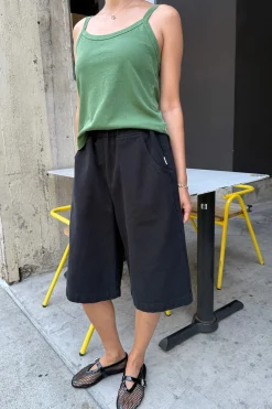 Liam Bermuda Shorts (Black Canvas)