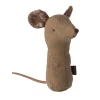 Lullaby Friends Rattle (Mouse in Light Umber)