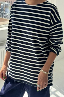 Marseille Top (White/Navy)