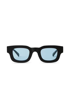 Miller Sunglasses (Gloss Black Blue Lens)
