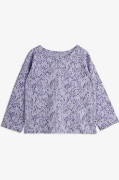 Mini Leopard Long Sleeve Tee (Purple)