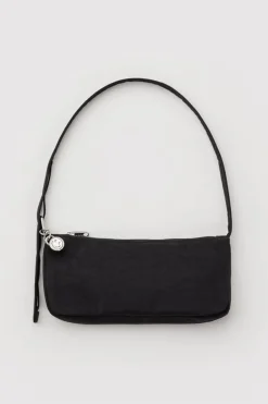 Nylon Pochette Bag (Black)