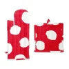 Oven Mitt & Potholder Set (Dot Red)
