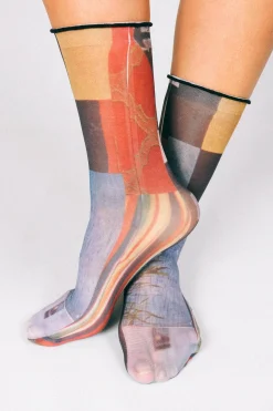 Paper Nylon Ankle Socks