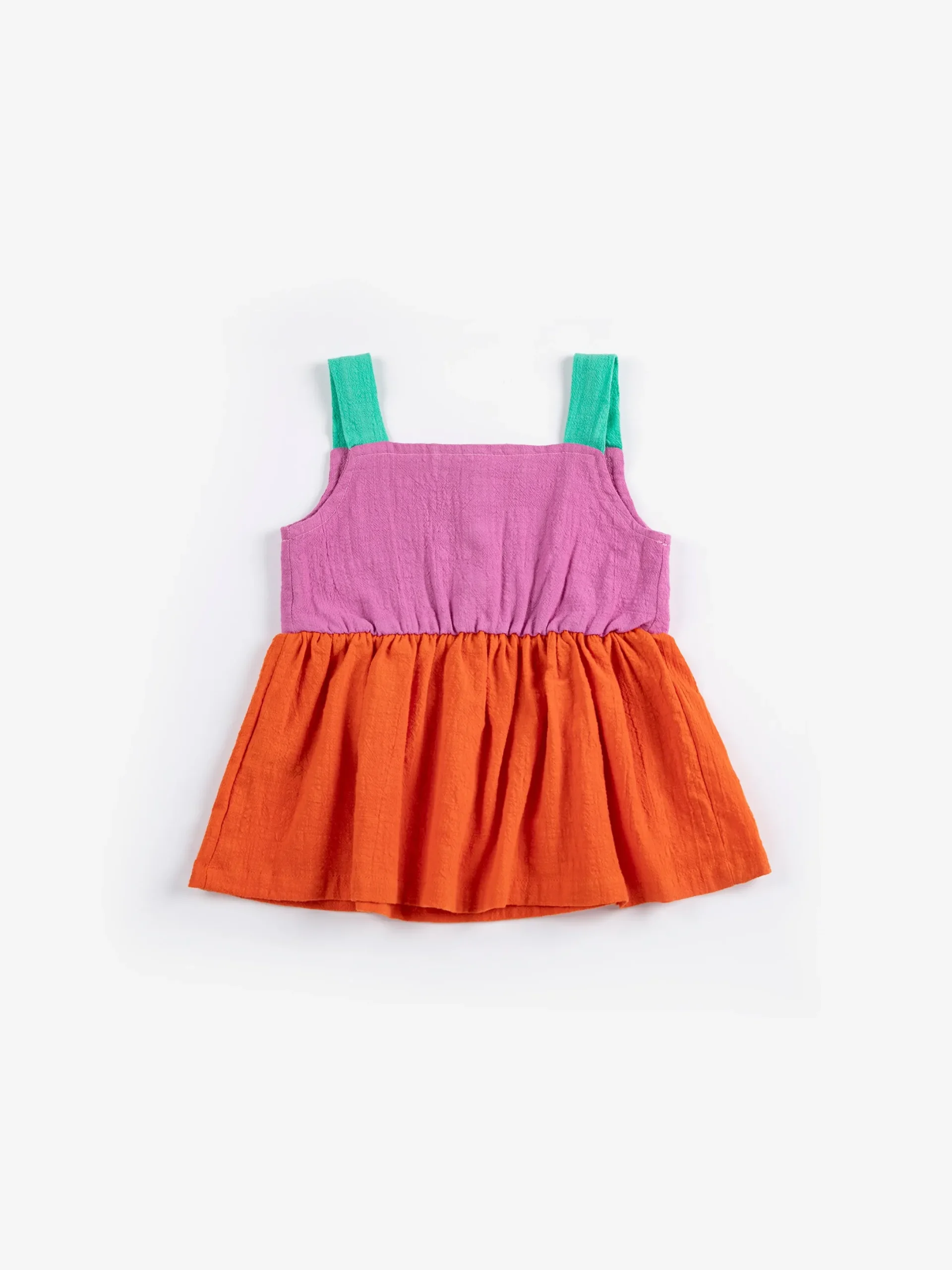 Pixel Daisy Color Block Woven Dress (Baby)