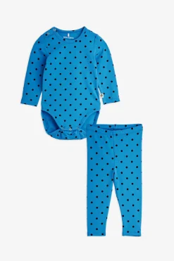 Polka Dots Baby Set (Blue)