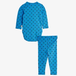 Polka Dots Baby Set (Blue)