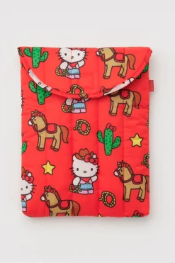 Puffy Laptop Sleeve (Hello Kitty Western)