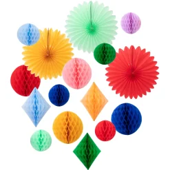 Rainbow Honeycomb Decoration Kit