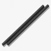Silicone Straws 2 Pack (Black)