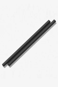 Silicone Straws 2 Pack (Black)