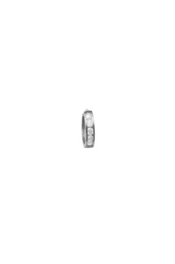 Silver CZ Channel Huggie (Various)