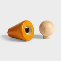 Small Halma Salt & Pepper (Orange)