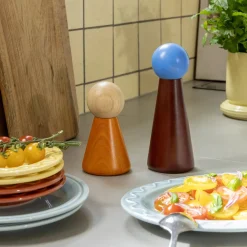 Small Halma Salt & Pepper (Orange)