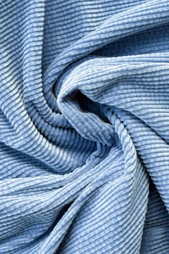 Soft Corduroy Arc Pants (Blue)